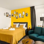 Апартаменты Guermache Apartments- Design Apartments, Zentrum, Outlet, Balkon, Kueche Вольфсбург