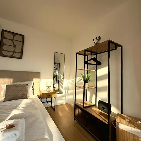 Apartmán Guermache Apartments- Design Apartments, Zentrum, Outlet, Balkon, Kueche Wolfsburg