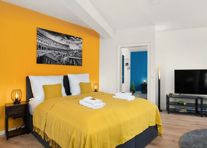 Guermache Apartments- Design Apartments, Zentrum, Outlet, Balkon, Kueche Wolfsburg