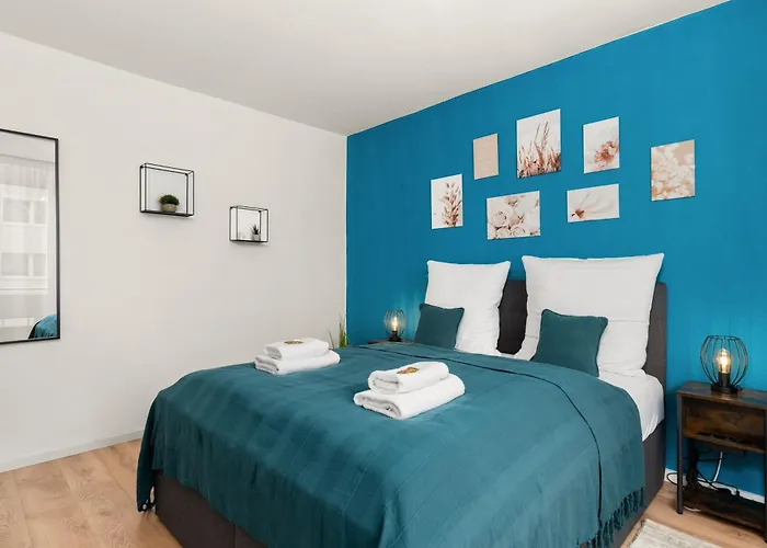 Guermache Apartments- Design Apartments, Zentrum, Outlet, Balkon, Kueche Wolfsburg