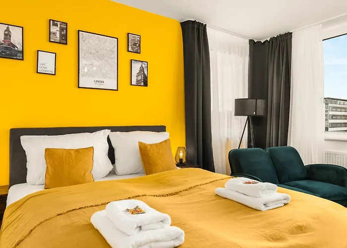 Guermache Apartments- Design Apartments, Zentrum, Outlet, Balkon, Kueche Wolfsburg