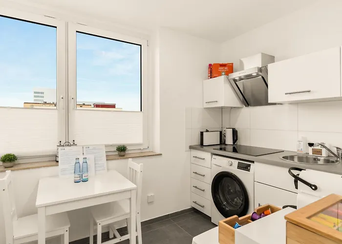Guermache Apartments- Design Apartments, Zentrum, Outlet, Balkon, Kueche Apartament Wolfsburg